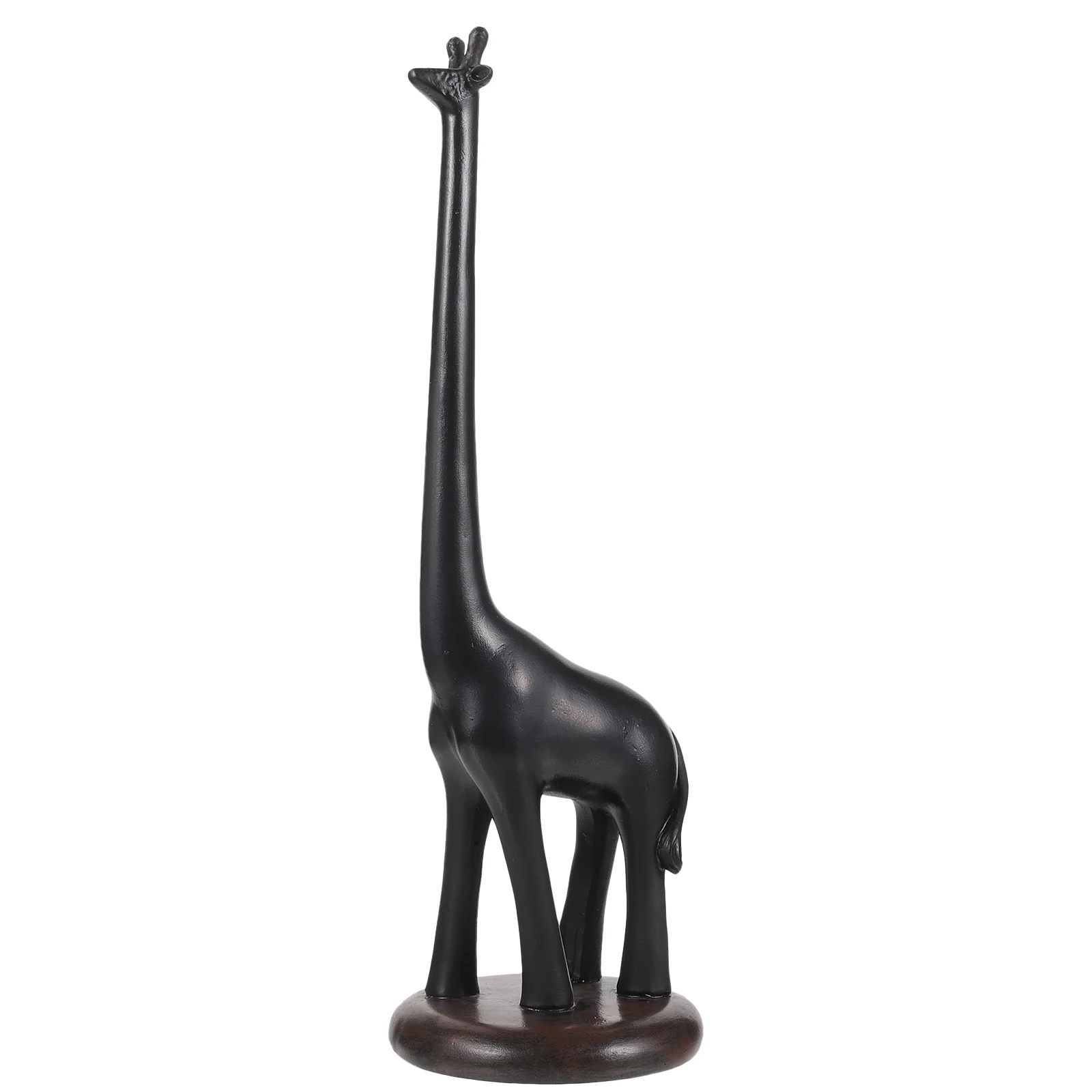 

Giraffe Paper Towel Holder Standing Desktop Tissue Animal Rack Synthetic Resin Hanger Kitchen Organizer