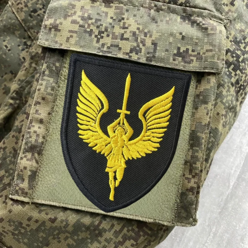 Patch brodé archange Michael pour gilet tactique, Badge de moral à crochet et boucle, autocollant décoratif pour sac à dos, patchs de brassard pour vêtements