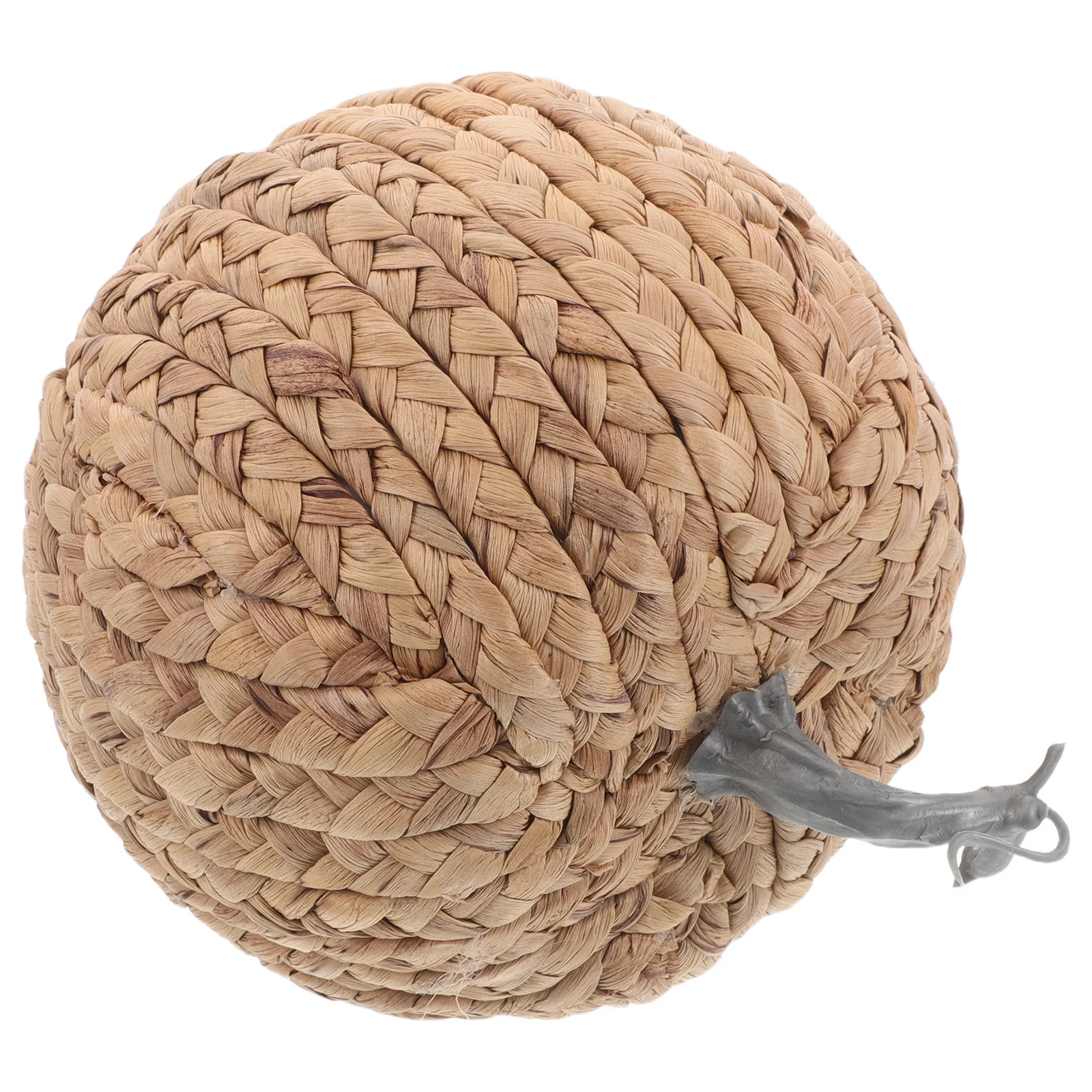 

Rustic Woven Pumpkin Decor Handcrafted Seagrass Pumpkins Boho Fall Table Centerpieces Small Artificial Harvest Ornaments