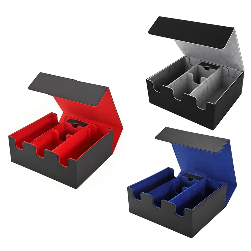 Card Storage Box For Trading Cards, Magnetic Closure TCG Storage Box For MTG, Yugioh, And Sports Cards