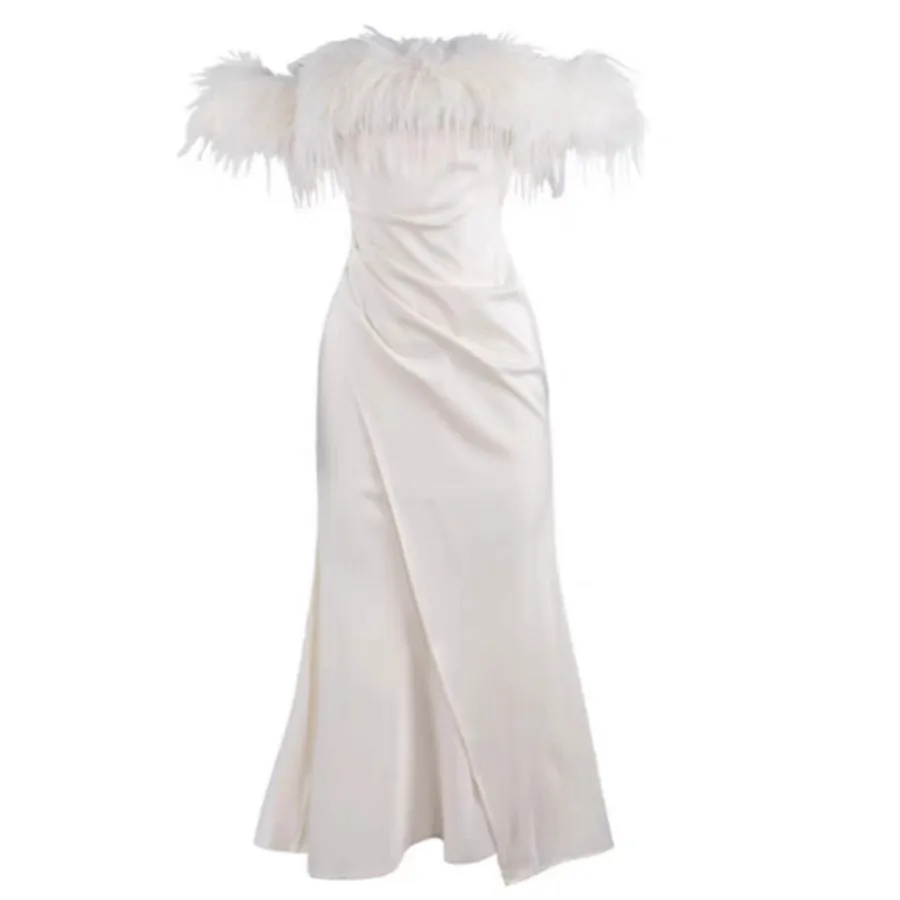

Special Large Size One oulder Wedding Dr for Women 200 Pou Formal Evening Gown Ele Classy Women's Dr