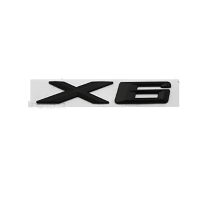 Naklejka ABS na karoserię z emblematem tylnego bagażnika do BMW X1 X3 X5 X6 GT M4 M5 M6 E46 E90 E83 F20 F30 F45 G30 G60 Akcesoria samochodowe