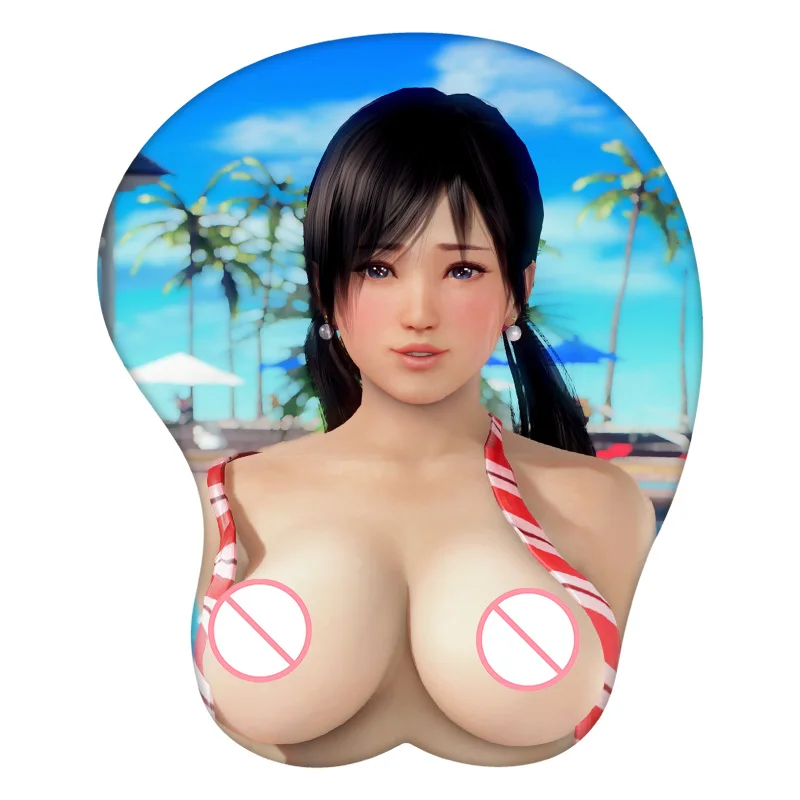 

Sexy Naked Girl Kokoro Dead Or Alive Anime 3D Mouse Pad Wrist Rest Desk MousePad Mat Gamer Accessory