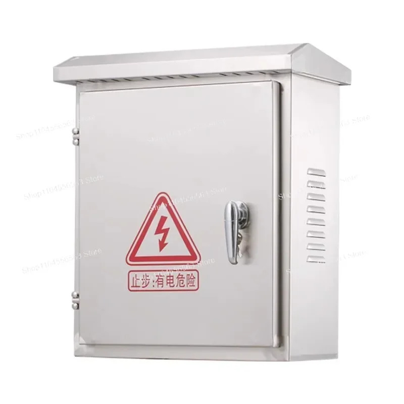Outdoor stainless steel distribution box monitoring box, outdoor waterproof junction box foundation box