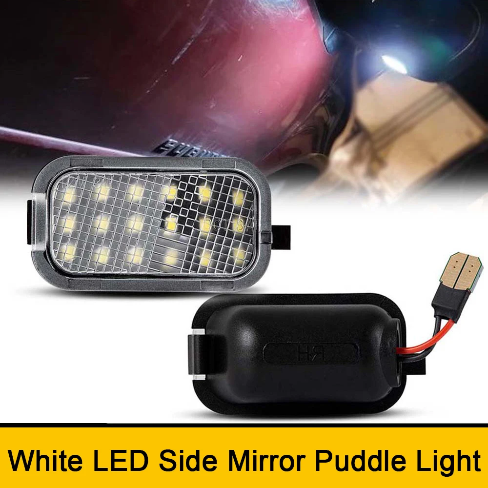 

1Pair Canbus Side Rearview Mirror LED Puddle DRL Light For GMC Yukon Hybrid Sierra Chevrolet Tahoe Suburban Silverado Avalanche