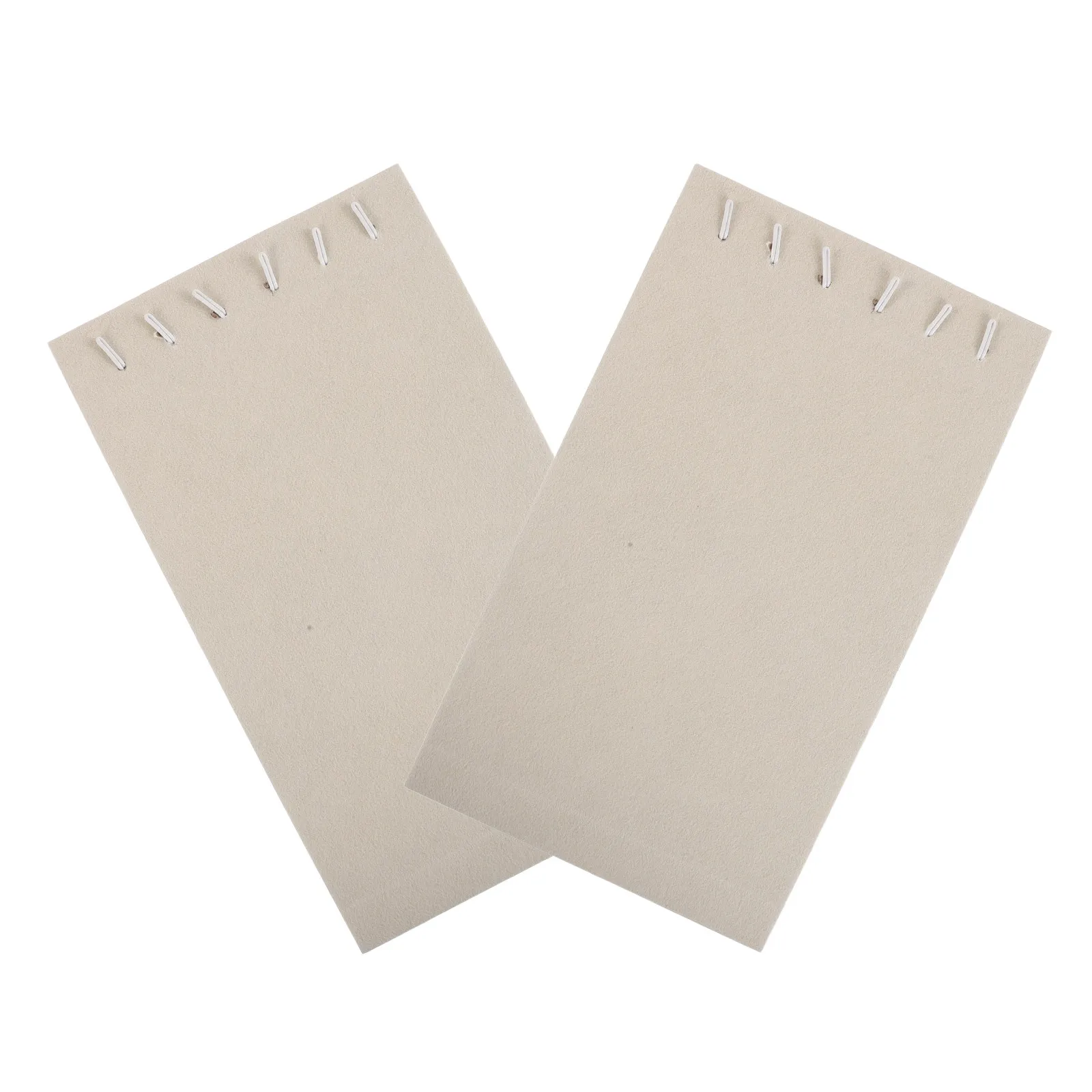 2Pcs Jewelry Display Pad Insert Ultra Soft Jewelry Organizer Tray Necklace Bracelet Storage Mat Boutique Countertop Display