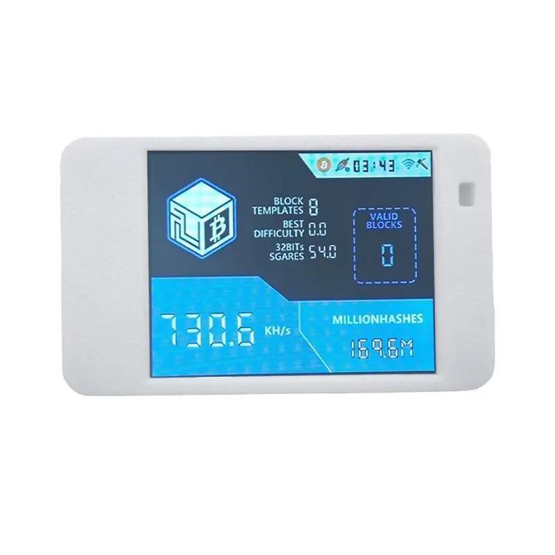 

New!735Kh/S BTC Solo Miner Nmminer Nerdminer+ Case Bitcoin Crypto Solo Miner 2.8 Inch Smart Display A