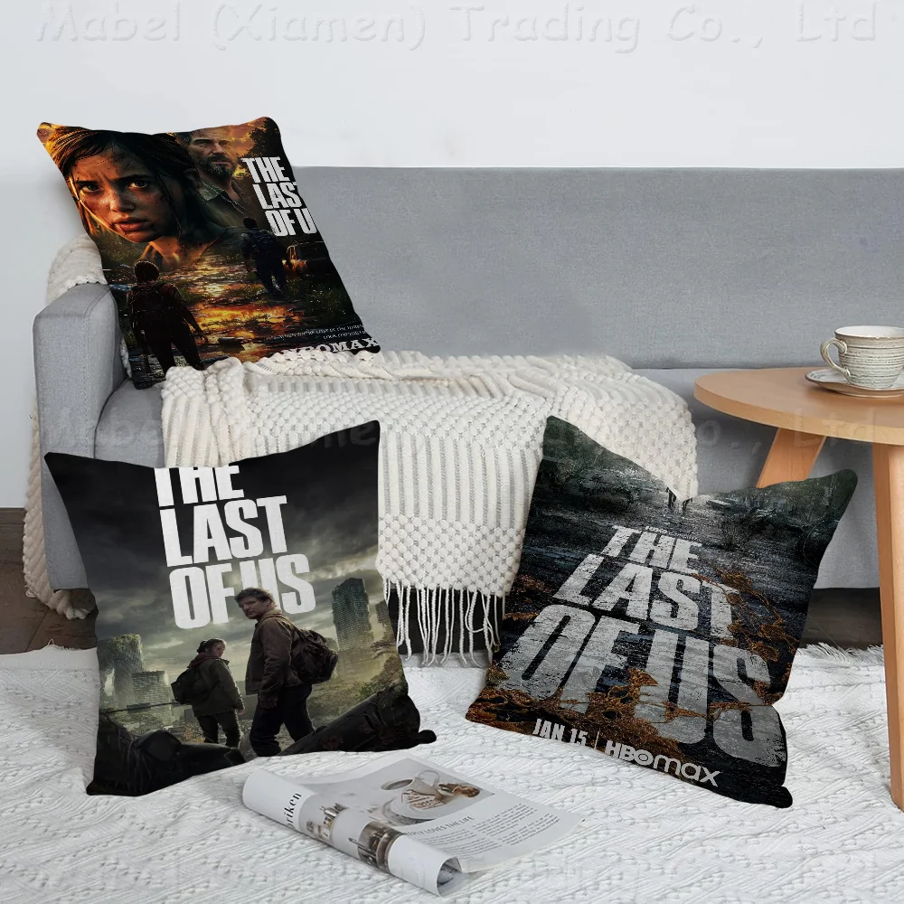 The Last Of Us Action Adventure Survival Office Cushion Pillowcase Car Cushion Cover45X45CM Lumbar Pillowcase Sofa Pillowcover