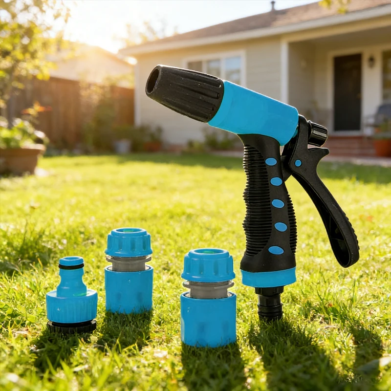 1pcs Anti Slip Grip High Pressure Car Wash Spray Gun Car Wash Nozzle Set for Household Use Watering Garden Cleaning Accessories