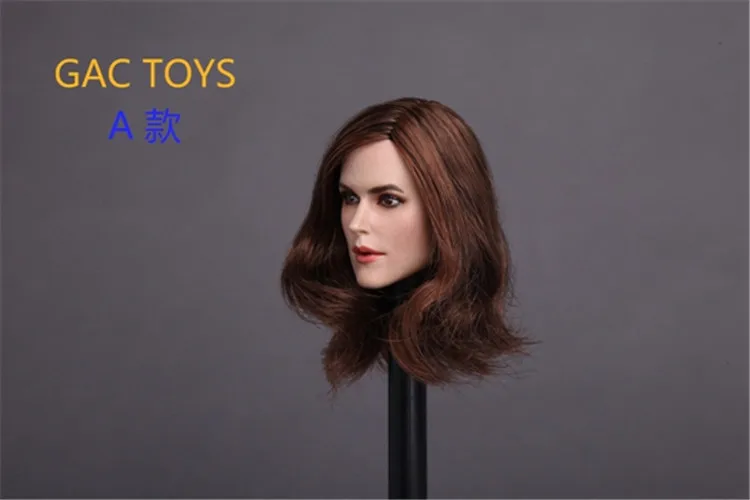 نموذج منحوت رأس gac-keira Knightley ، جمال مثير الأوروبي والأمريكية ، 12 في جلد السونتان ، جسم شكل الحركة ، GC007 #6