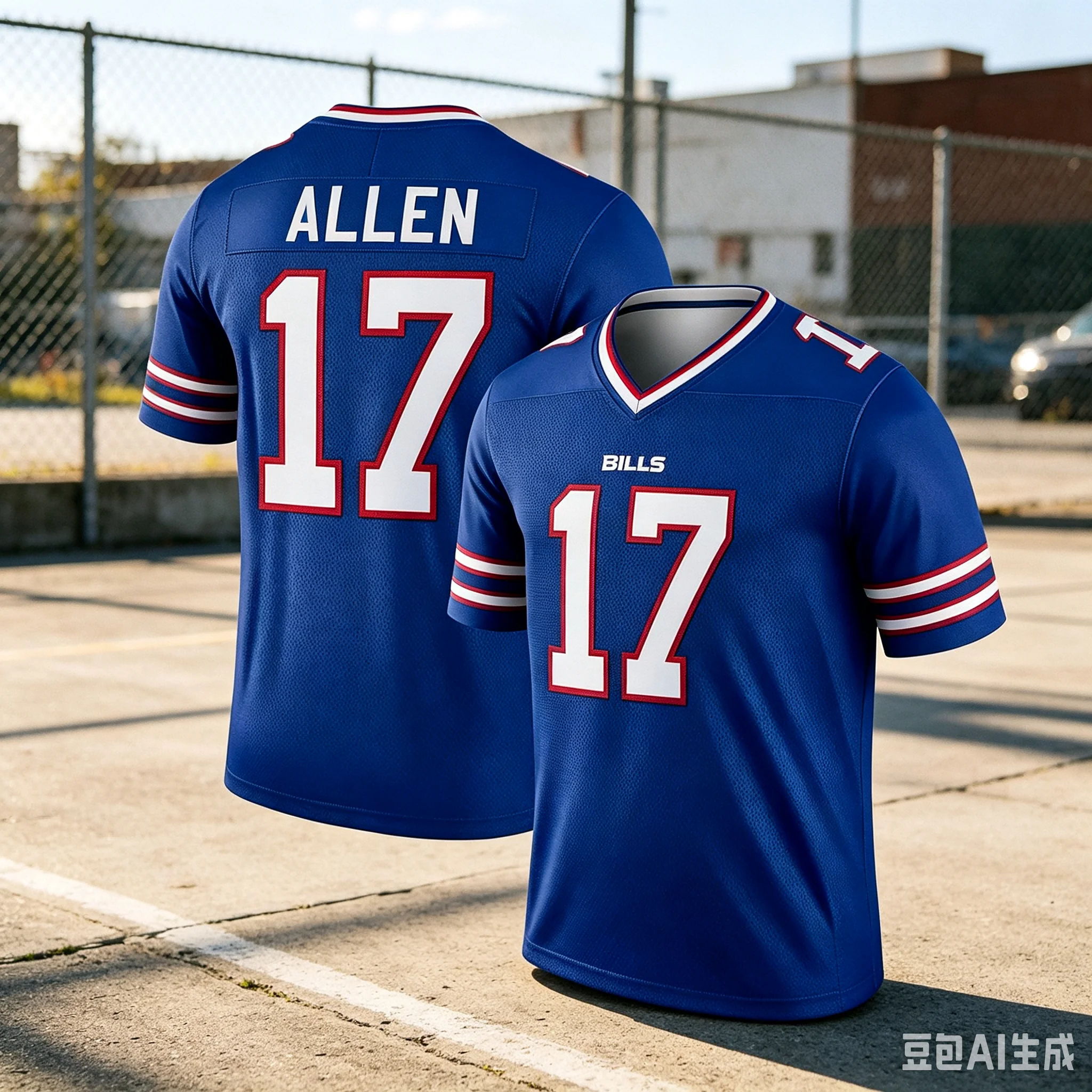 2026 Buffalo American Football Uniform Sports Uniform Training Uniform T-shirt Bills Allen Men's and Women's Suitable