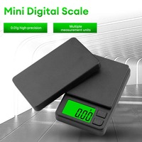500g/0.01g Mini Pocket Electronic Kitchen Scale Accurate Jewelry Scale Portable LCD Backlight Calibration Coffee Scale
