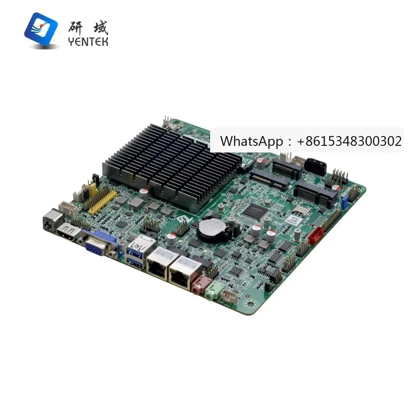 B412 industrial control motherboard J4125 quad core mini ITX industrial computer dual network 2 serial port 17x17