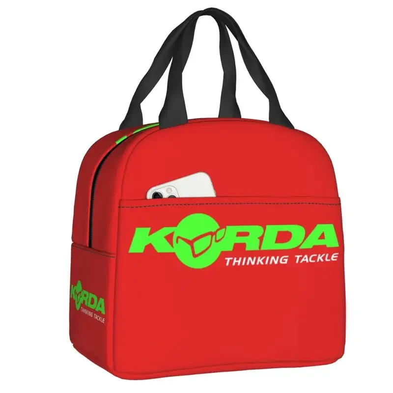 Kordas Fishing Logo Lunch Bag Cooler Thermal Insulated Bento Box For Women Kids School Children Beach Camping Food Tote Bags