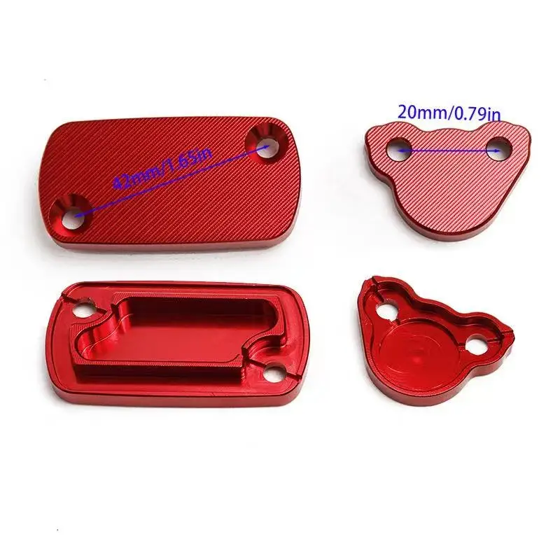 For Honda CR125R CR125/250R CRF250F 450R 450X 450RX 450L 450RL 2002-2022 CNC aluminium Brake Fluid Reservoir Cap Cover