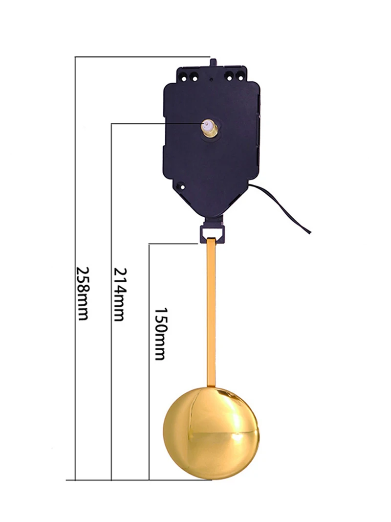 Pendulum Clock Movement Quartz Mechanism Music Box DIY Movement Kits Replacement For Repairing Home Decor Clock Accessory