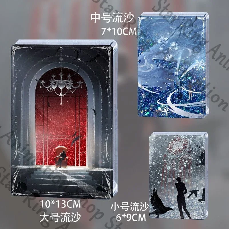 

Anime Love and Deepspace Zayne Sylus Acrylic Drift Sand Standing Board Quicksand Mahjong Cospaly Collect Gift Cartoon