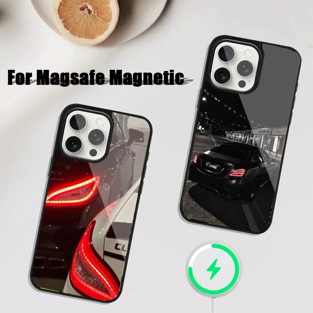 M-Mercedes-S-Benz AMG Phone Case For iPhone 16,15,14,13,12,11,Plus,Pro,Max Mini Magsafe Magnetic Wireless Charging