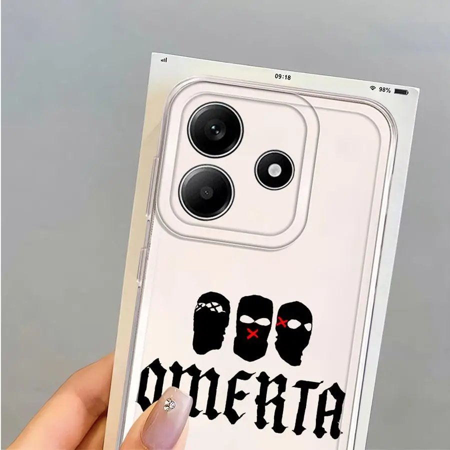 O-Omertas Maes حافظة هاتف ناعمة لهاتف Xiaomi Redmi Note 12S 14C 11S 14 Pro Plus 13 11 9 9S 12 13C A4 10S