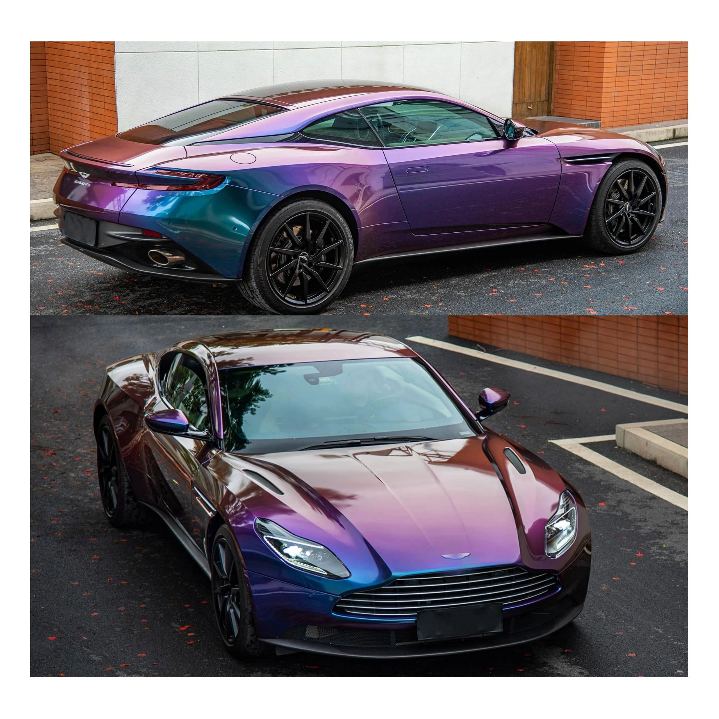 

Blue Charm Purple Auto Color Wrapping Gloss Metallic Chameleon Color-Shift Film Car Wrap Color Vinyl