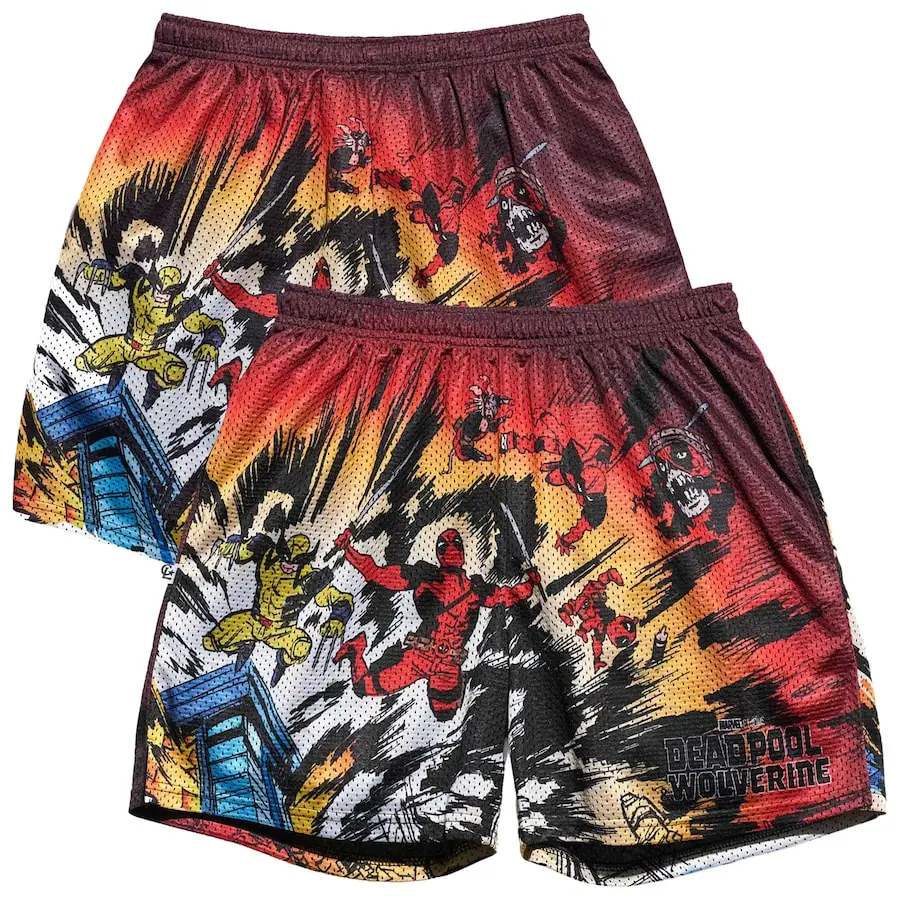 24/25 Exclusive Original Quick-drying Sports Shorts Unisex Marvel Spider-Man Deadpool Venom Co-titled Vest Y2k Vintage Shorts