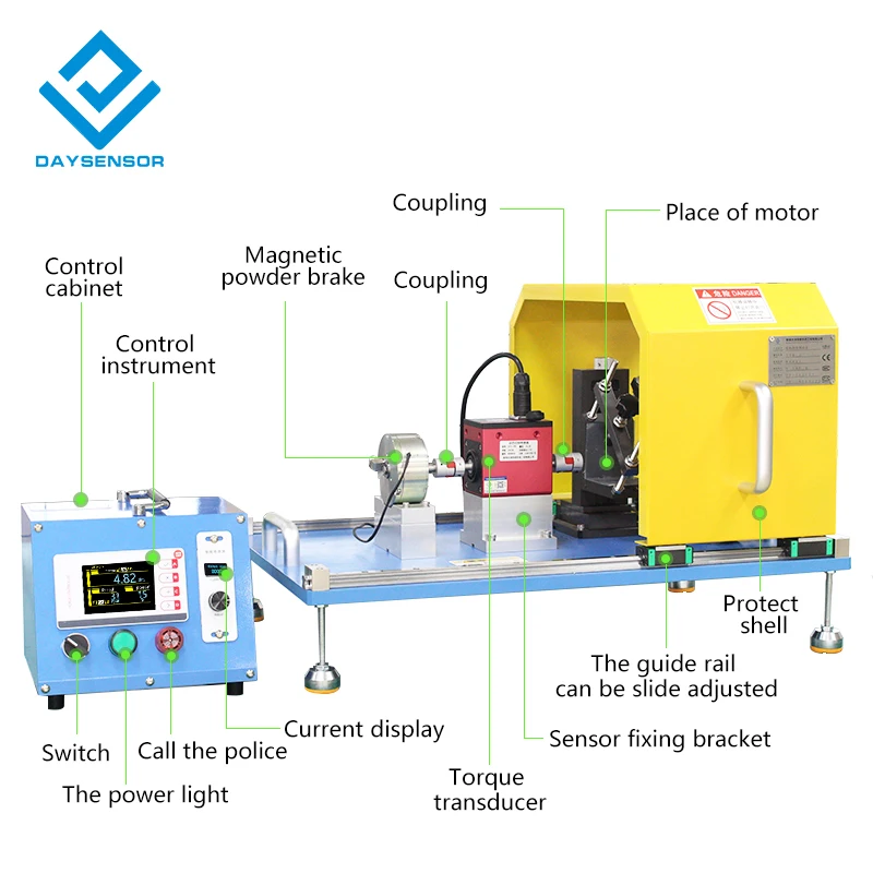 Customized Motor Test Bench 50N.m eddy current Engine Dynamometer Test Bench