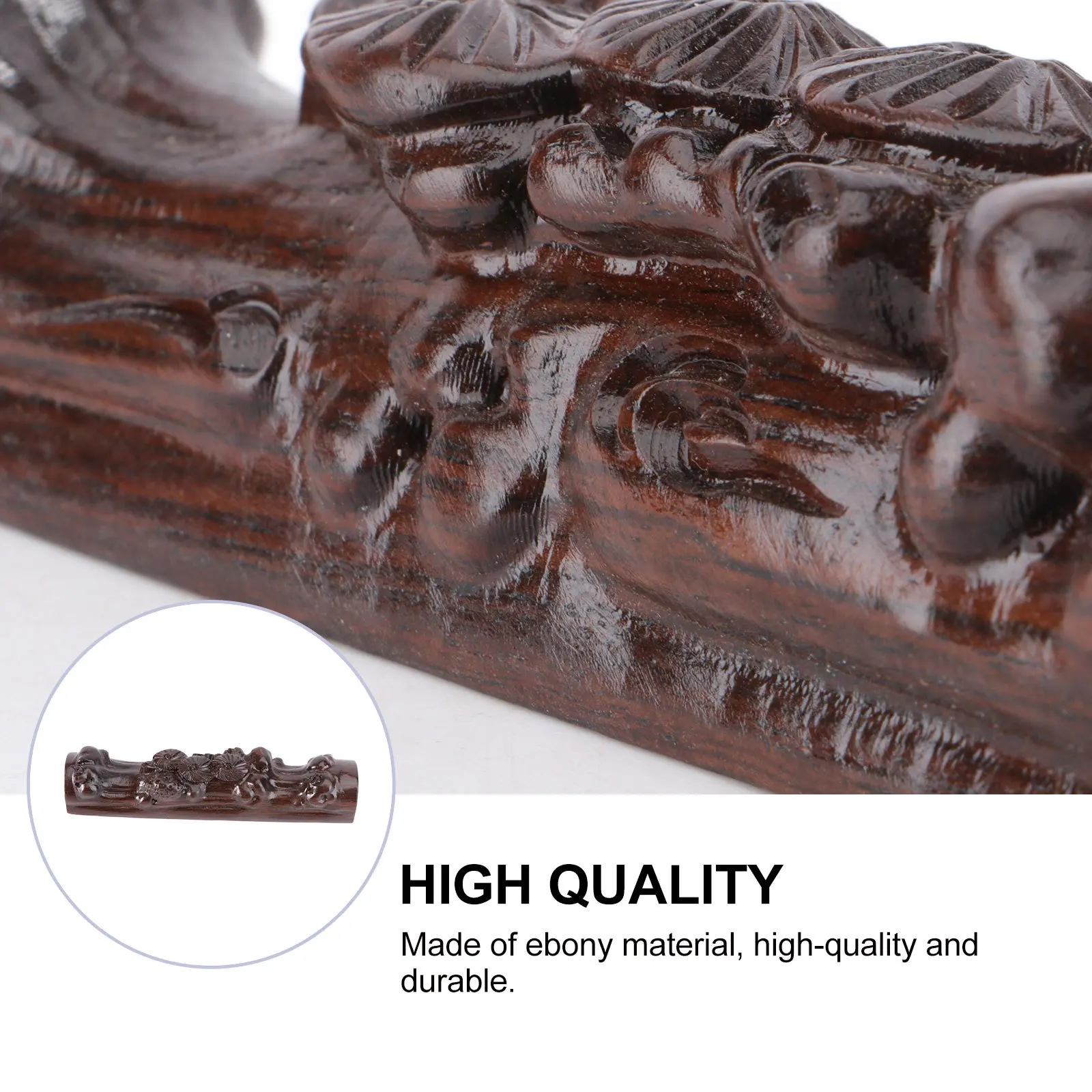 

1Pcs Chinese Calligraphy Pen Holder Wooden Ink Pen Stand Multi-Functional Desktop Adornment Home Office School Use