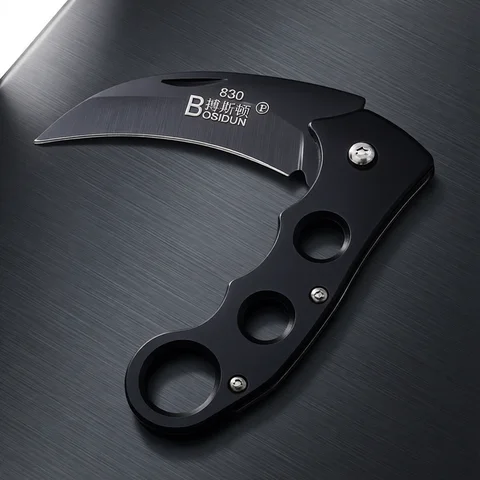 Outdoor Eagle Claw Knife Curved Detached Express Short Personalized Carrying Wolf Folding Knife Camping Survival Knife