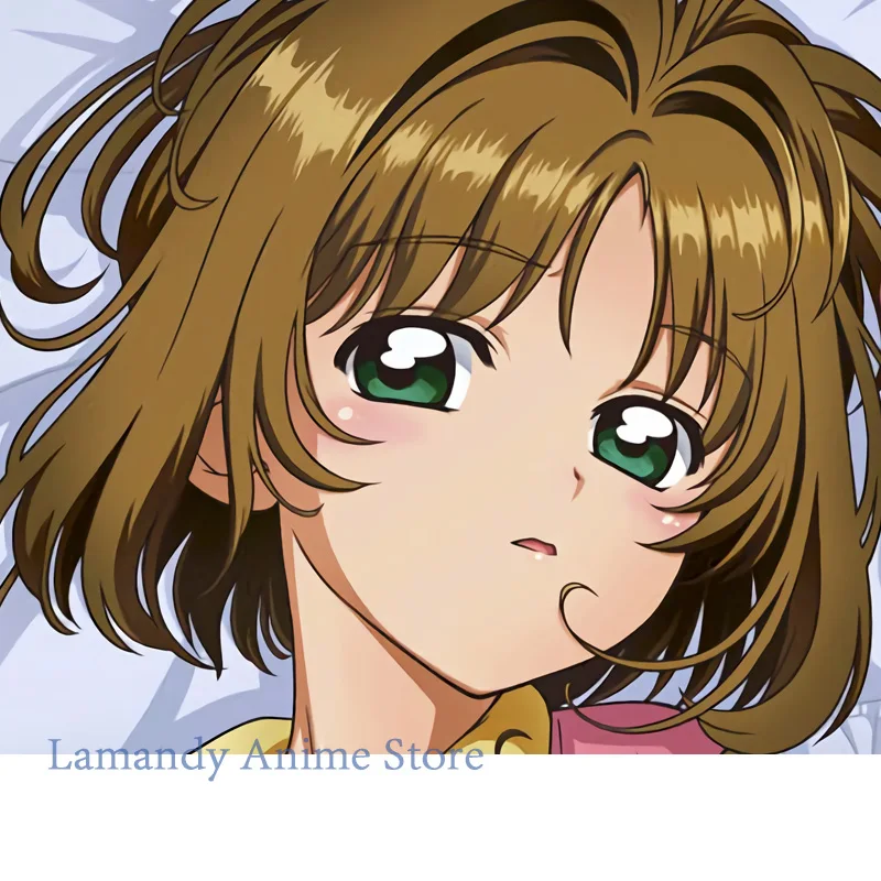 Dakimakura Anime Kinomoto Sakura Double-Sided Print Pillowcase Life-Size Body Pillow Cover