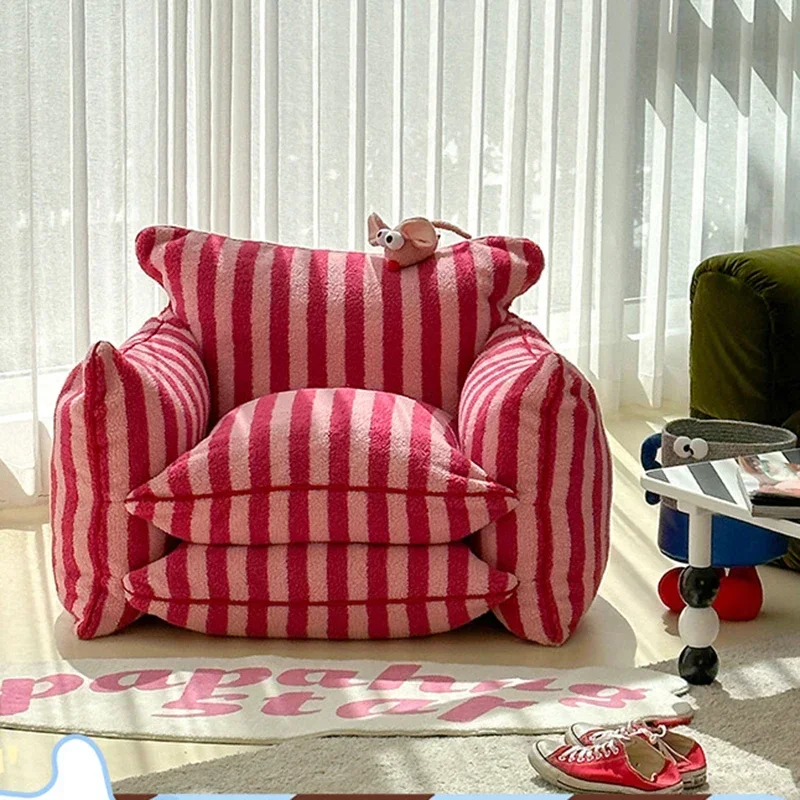 

Luxury Sofa Living Room Chairs Velvet Comfortable Modern Lazy Living Room Chairs Cream Style Home Furniture Meuble De Salon LLLC
