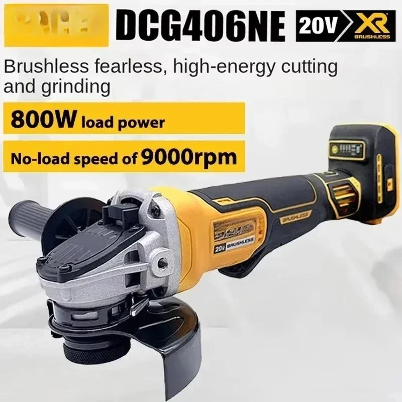 High Power Lithium Angle Grinder Multifunctional Polishing Machine Industrial Cutting Machine Side Push Switch