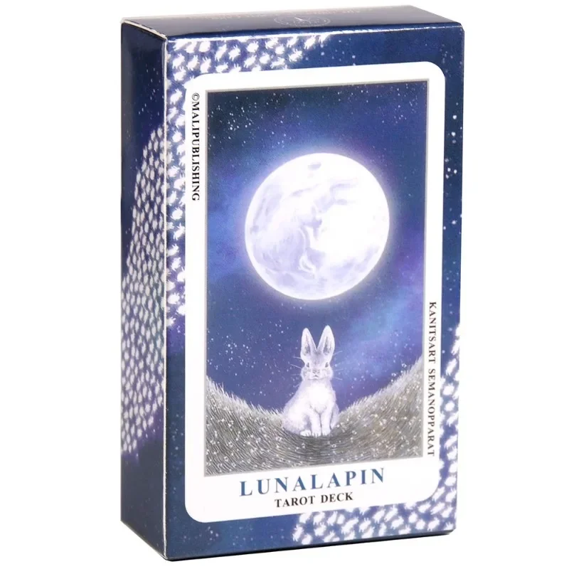 Portable Beginners Predict Fortune Future Party Tool Gathering Divination Lunalapin Rabbit Tarot Cards Board Game Exquisite Gift