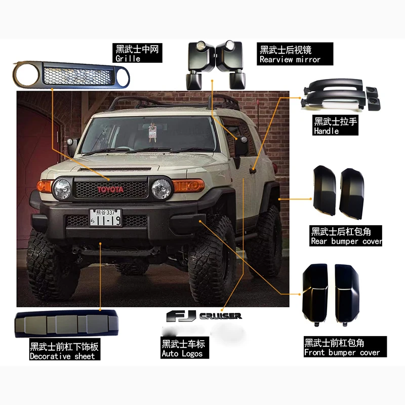 car full car kit For Toy ota FJ Cruiser US version full car kit