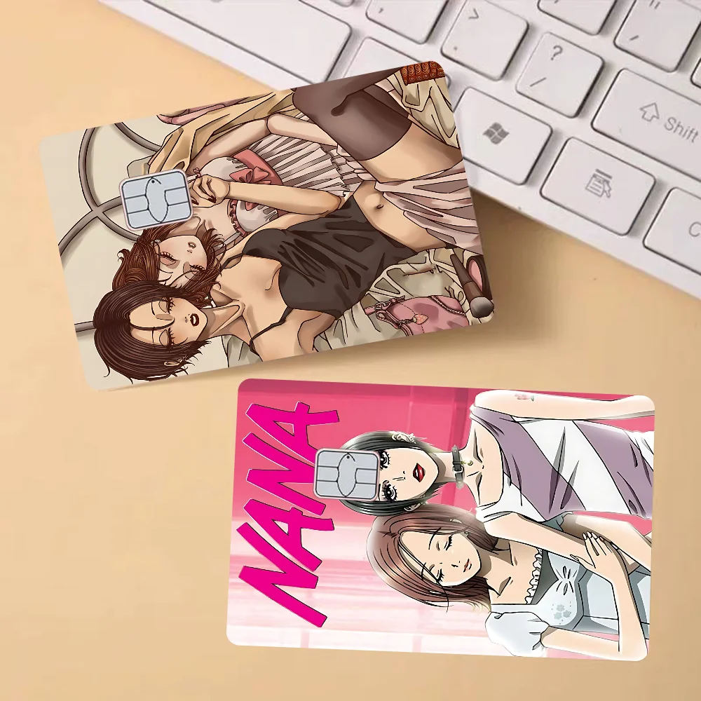 

Наклейки на кожу кредитной карты NANA для банковской карты VISA, транспортная карта, водонепроницаемая наклейка с защитой от царапин, женский подарок