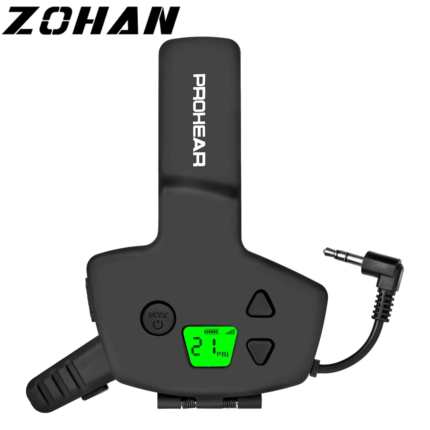 ZOHAN Walkie Talkie for Shooting Earmuffs,Compatible with Howard Leight ,Tactical Headset Use PTT Walkies Talkies Rechargable