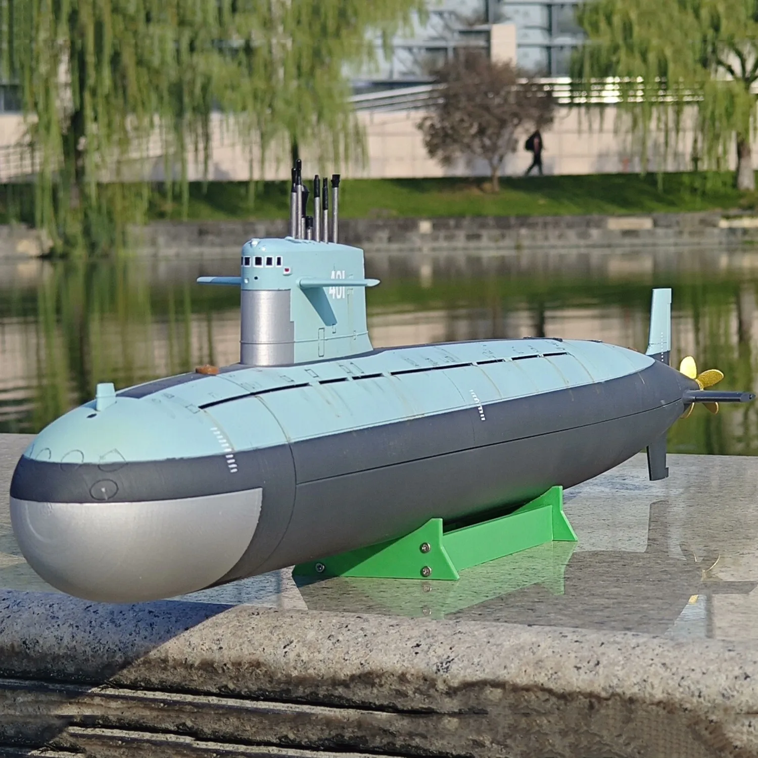 1/144 RC قارب 70 سنتيمتر محاكاة 091 نوع التحكم عن بعد الغواصة ثلاثية الأبعاد مجزأة الطباعة RC السفن نموذج RTR الكبار السفينة لعبة هدية