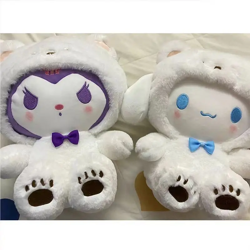 25-50 سنتيمتر Plushies مرحبا كيتي سينامورول Pochacco محشوة أفخم دمية كوس الدب لطيف اللعب الفتاة هدية عيد غرفة نوم الديكور