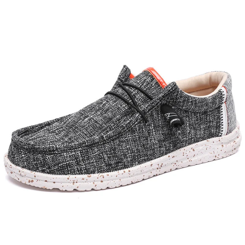 Summer2024 Men\'s Casual Canvas Shoes Dude Shoes Alpargatas Hombre Espadille Comfortable, Breathable, Lightweight, Comfortable