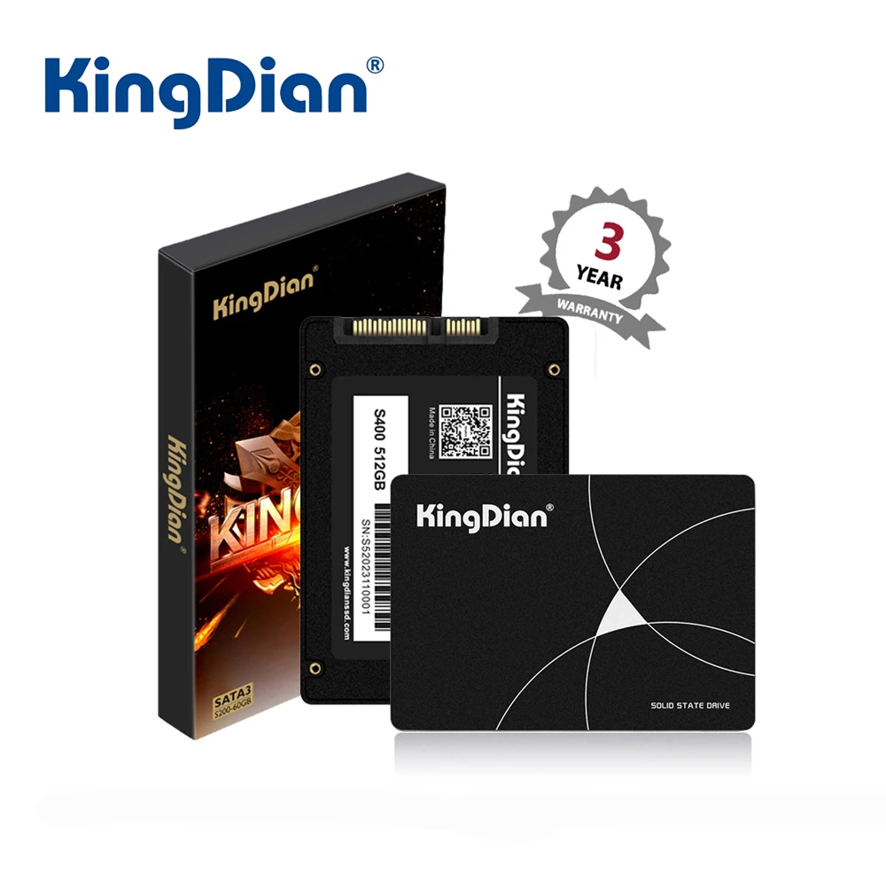 Kingdian SSD-Festplatte Sata 3 120GB 128GB 240GB 256GB 480GB 512GB 1TB internes Solid-State-Laufwerk für Laptops