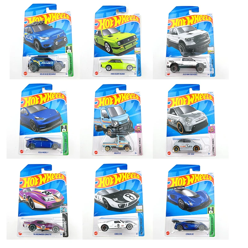 2024 A CASE Hot Wheels Cars MODEL Y FORD GT40 CZINGER 21C 1/64 Metal Die-cast Model Collection Toy Vehicles