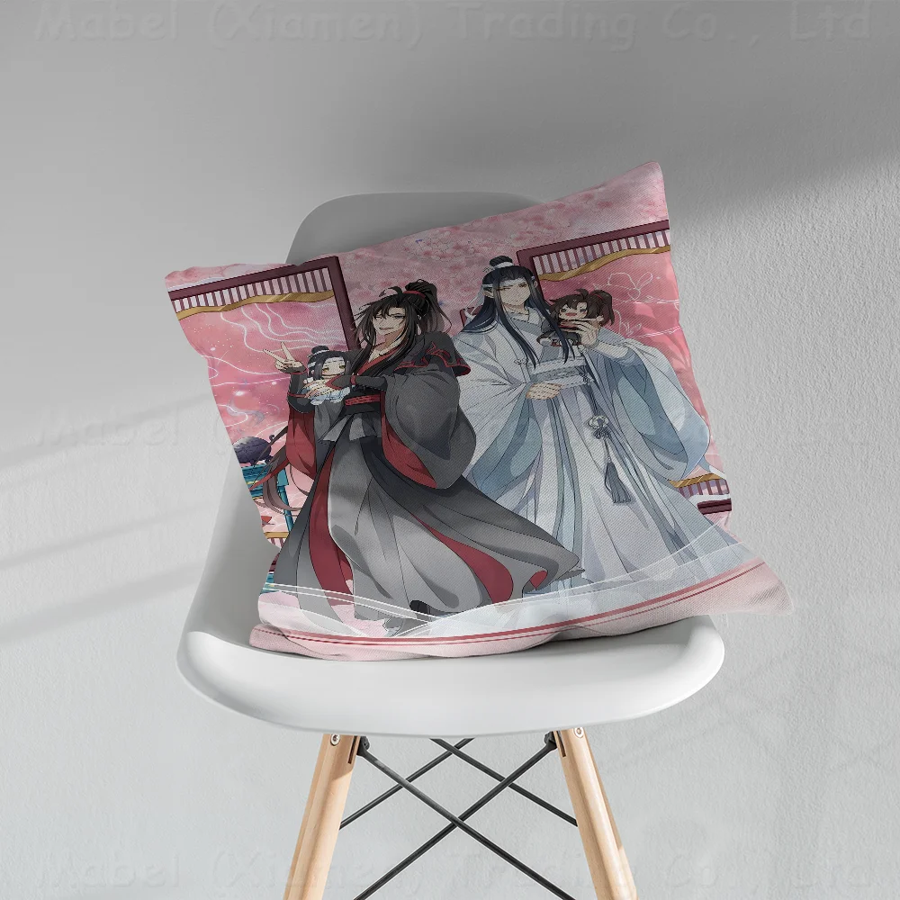 Anime Mo Dao Zu ShiPillowcase Toon Gift Cushion Cover Bedroom Home Sofa Chair Seat Decor Pillow Case