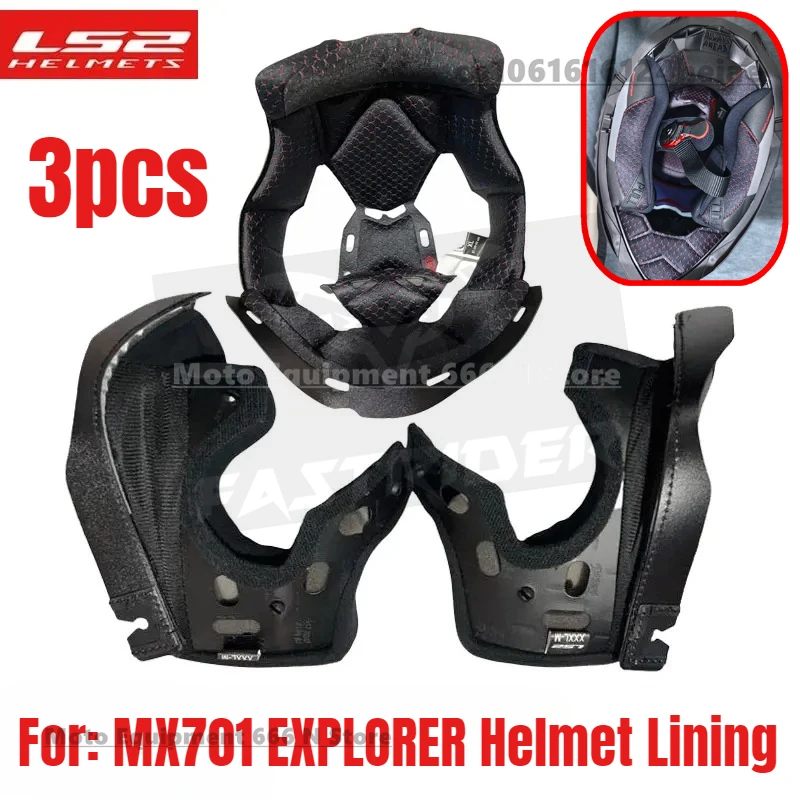 

Motorcycle Helmet lining Replacement for LS2 MX701 EXPLORER Helmet Parts & Accessories Original