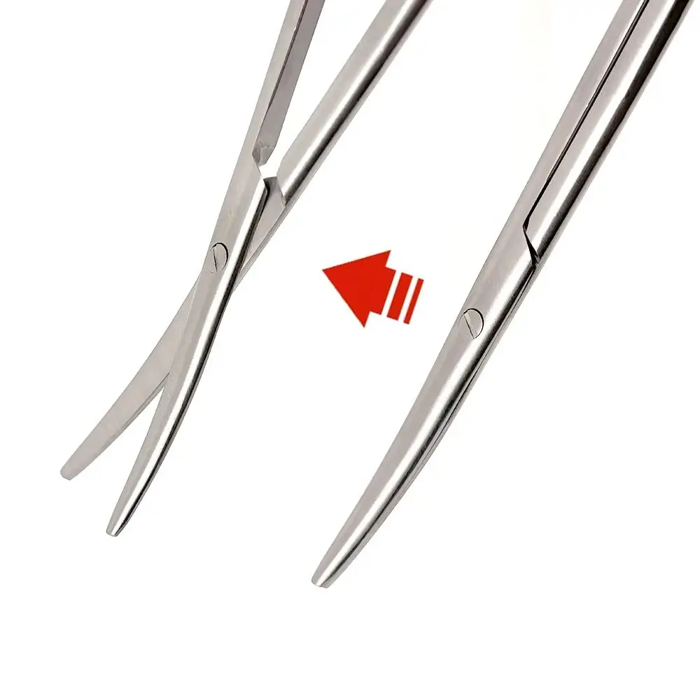Metzenbaum Curved Scissors 3 PCS 14 cm TC Blunt Tips For Tonsil Surgery Delicate Tissue Cutting