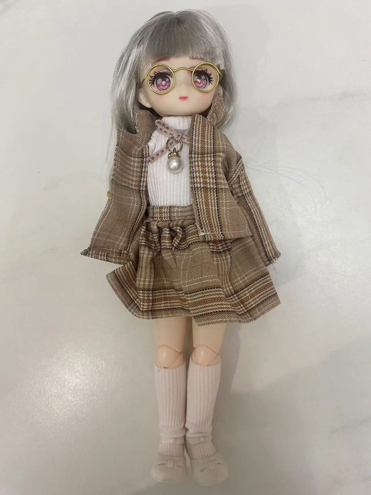 

30cm 1/6 BJD Girl Dolls Kawaii Joint Movable Dolls With Fashion Clothes Soft Hair Dress Up Girl Toys Birthday Gift Doll