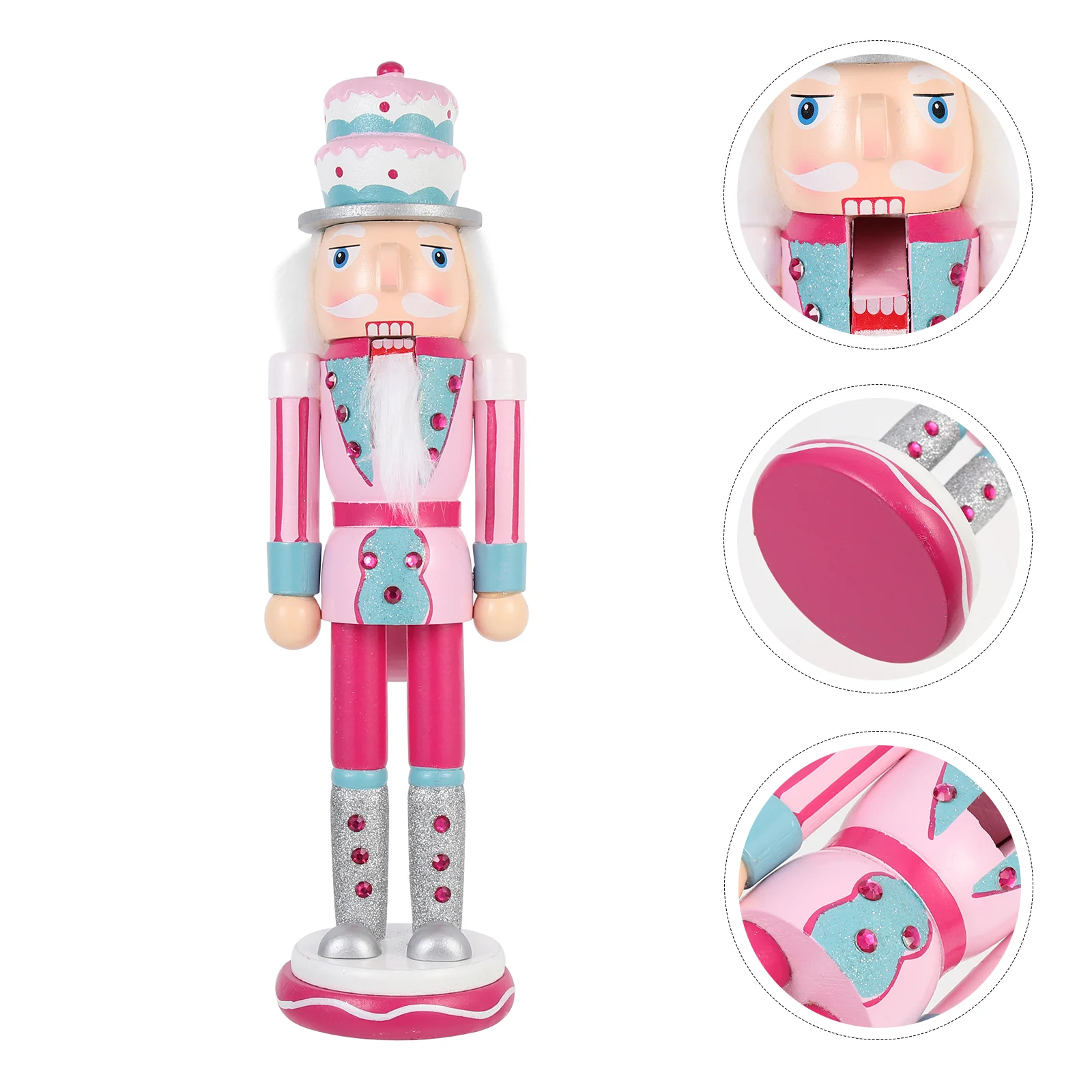 

Nutcracker Soldier Christmas Decoration 2023 Music Box Decorations Nutcrackers Pink Kurt The Halloween 150cm