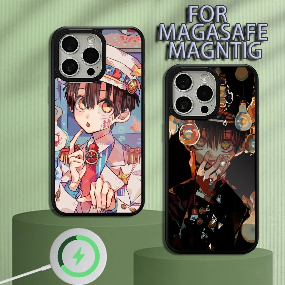 Bilibili Toilet Bound HanakoS kun  Phone Case For iPhone 15 14 13 12 11 Pro Max Plus Magsafe Magnetic Wireless Charging Cover