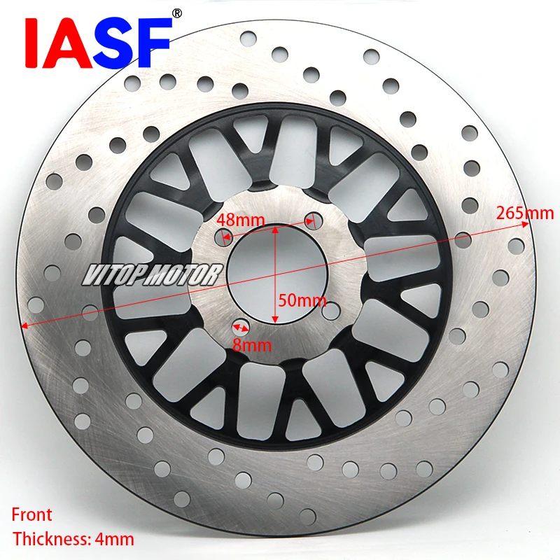 Fits for Motomel Skua 150 / 200 Corven Triax 150 Motorcycle 265mm Front Brake Disc Rotor Brake Disks
