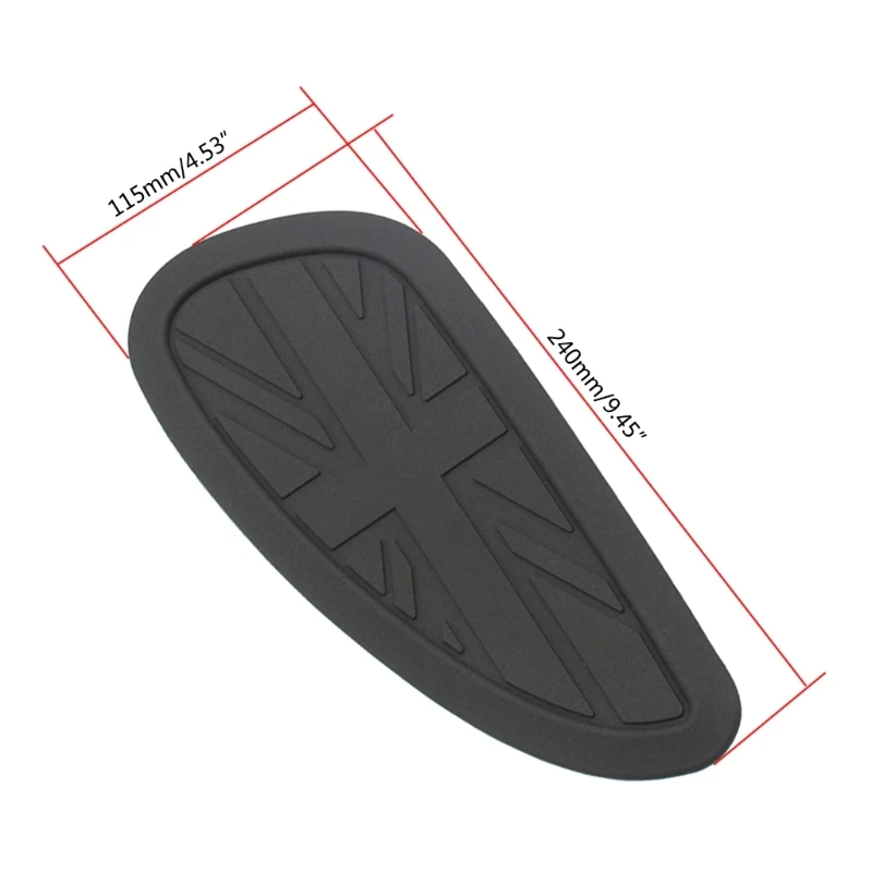 Für T100 T120 Bobber 1200 Tankpad Aufkleber Traktionsschutz 2x