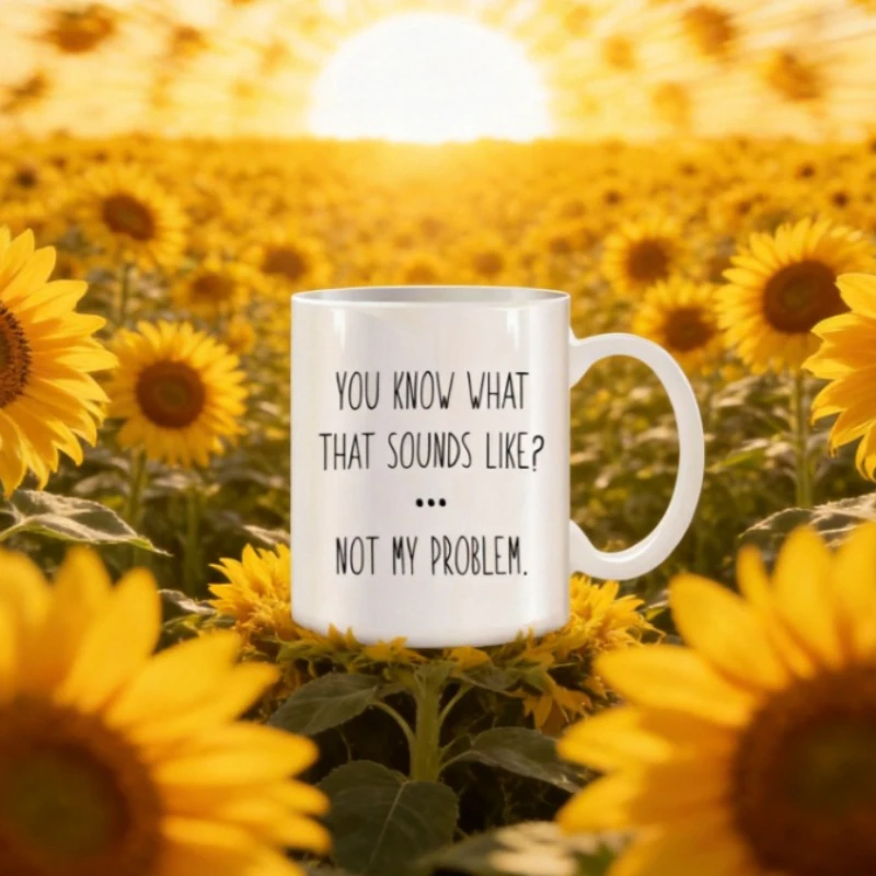 Cute Mugs Ceramic Mug Beer You Know What That Sounds Like Not My Problem Mug Coffee Cup Rare Cups Personalized Gift Cup for Tea