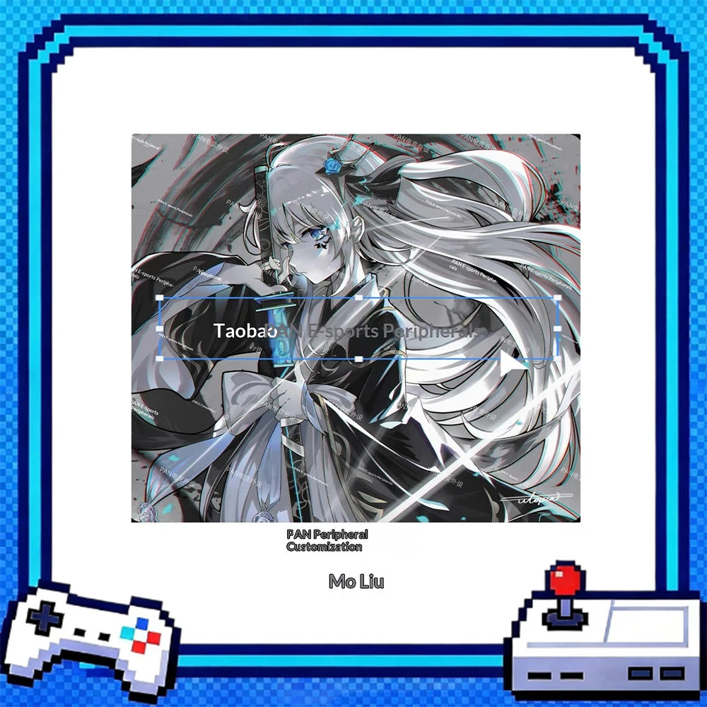 PAN Esports Ink flow Glass Gaming Mousepad FPS Both Control And Smooth Mouse Pad For VALORANT TTK CSGO PC Accessories For Gifts